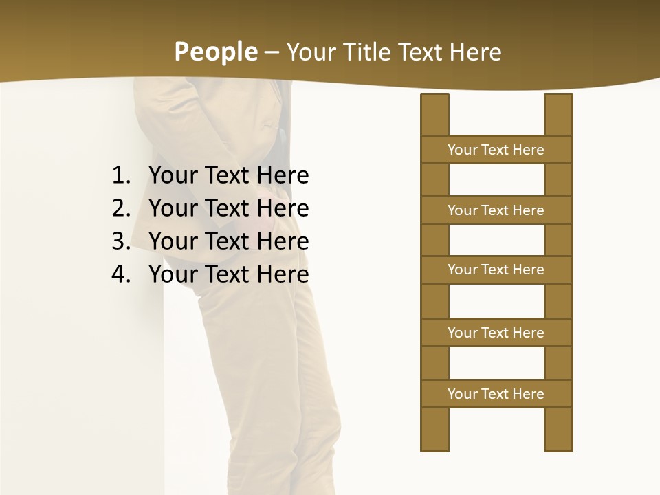 Full Body Board Message PowerPoint Template