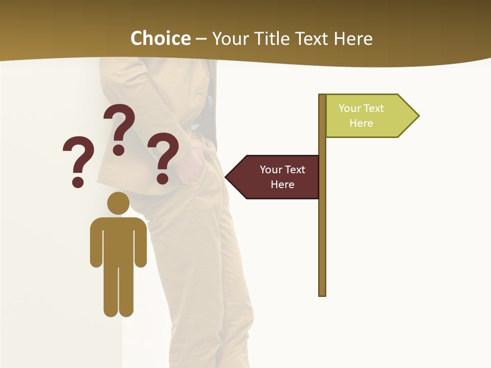 Full Body Board Message PowerPoint Template