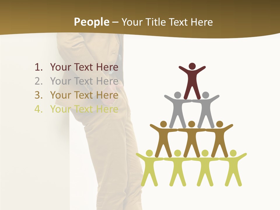 Full Body Board Message PowerPoint Template