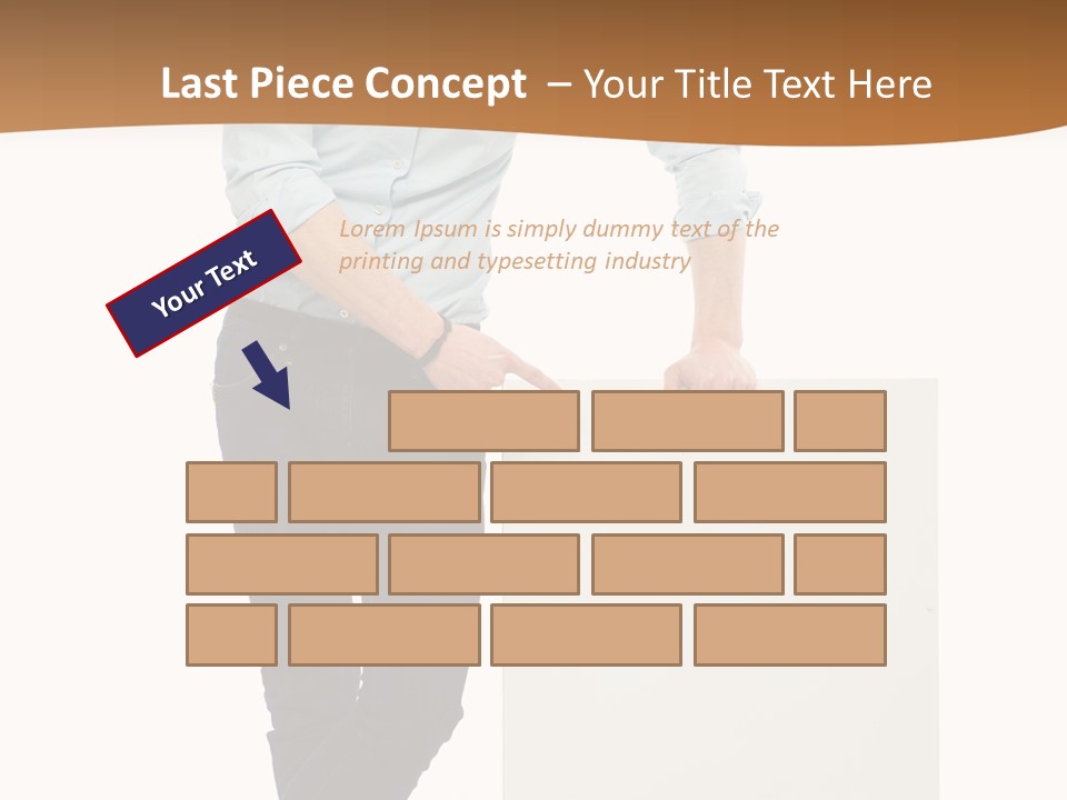 Handsome Placard Positive PowerPoint Template