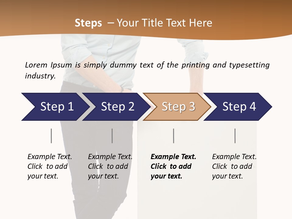 Handsome Placard Positive PowerPoint Template