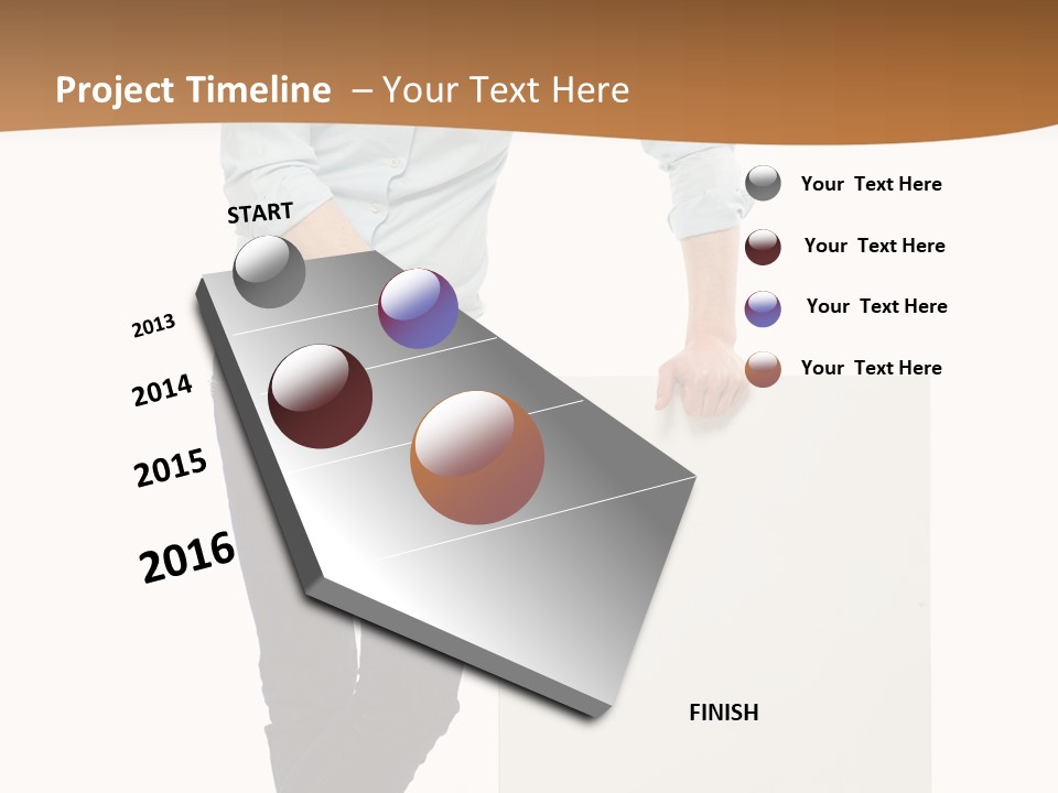 Handsome Placard Positive PowerPoint Template