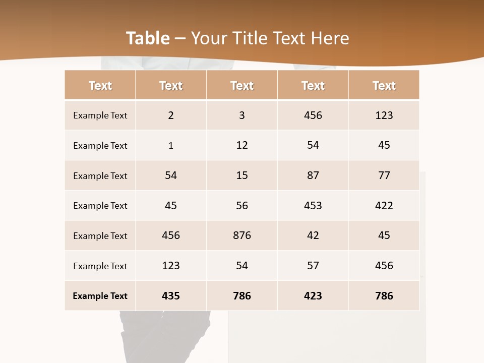 Handsome Placard Positive PowerPoint Template