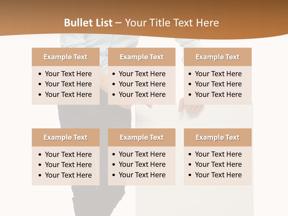 Handsome Placard Positive PowerPoint Template