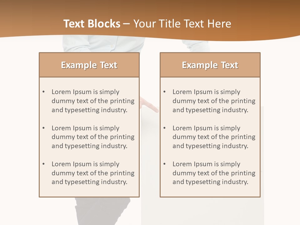 Handsome Placard Positive PowerPoint Template