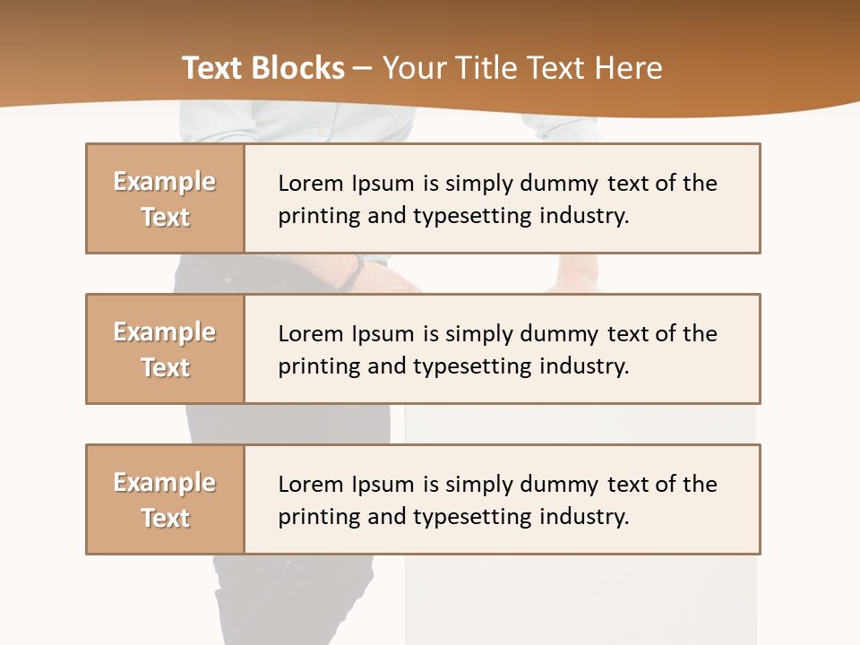 Handsome Placard Positive PowerPoint Template