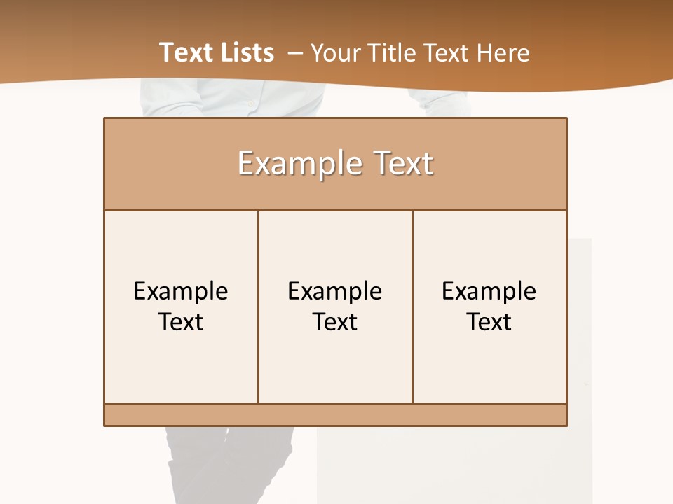 Handsome Placard Positive PowerPoint Template