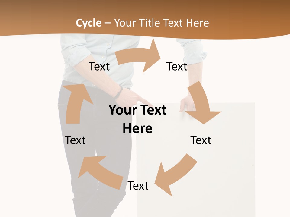 Handsome Placard Positive PowerPoint Template
