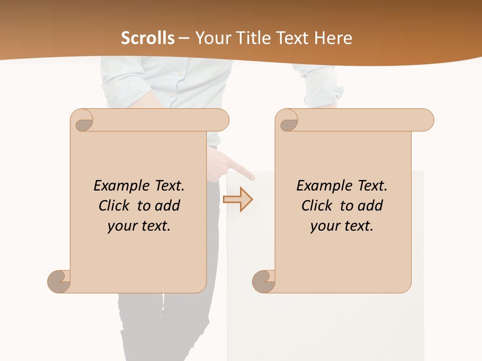 Handsome Placard Positive PowerPoint Template