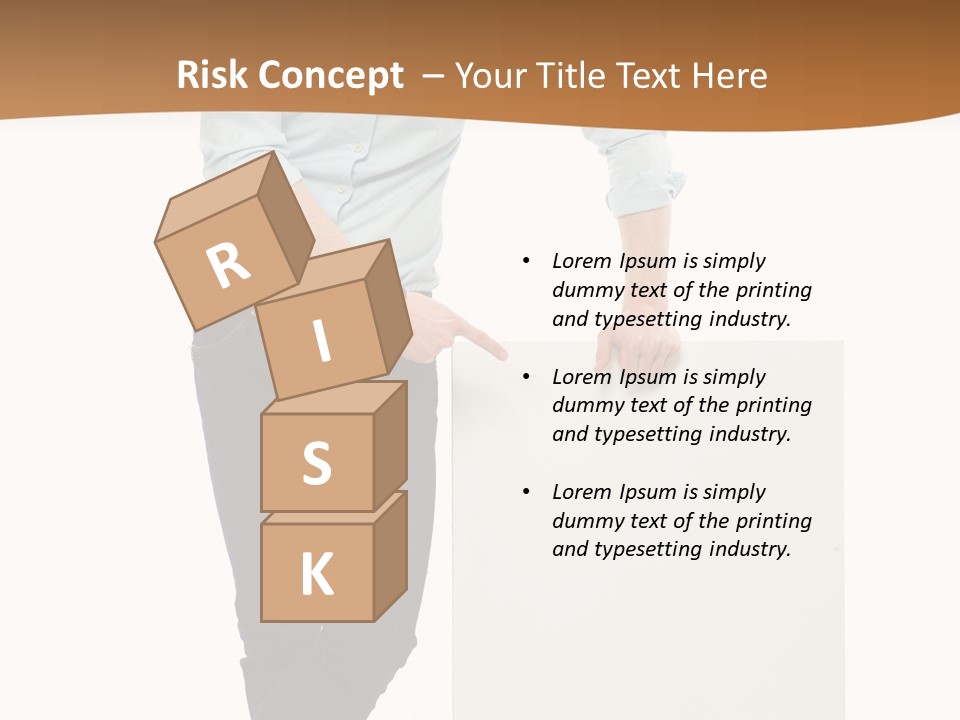 Handsome Placard Positive PowerPoint Template