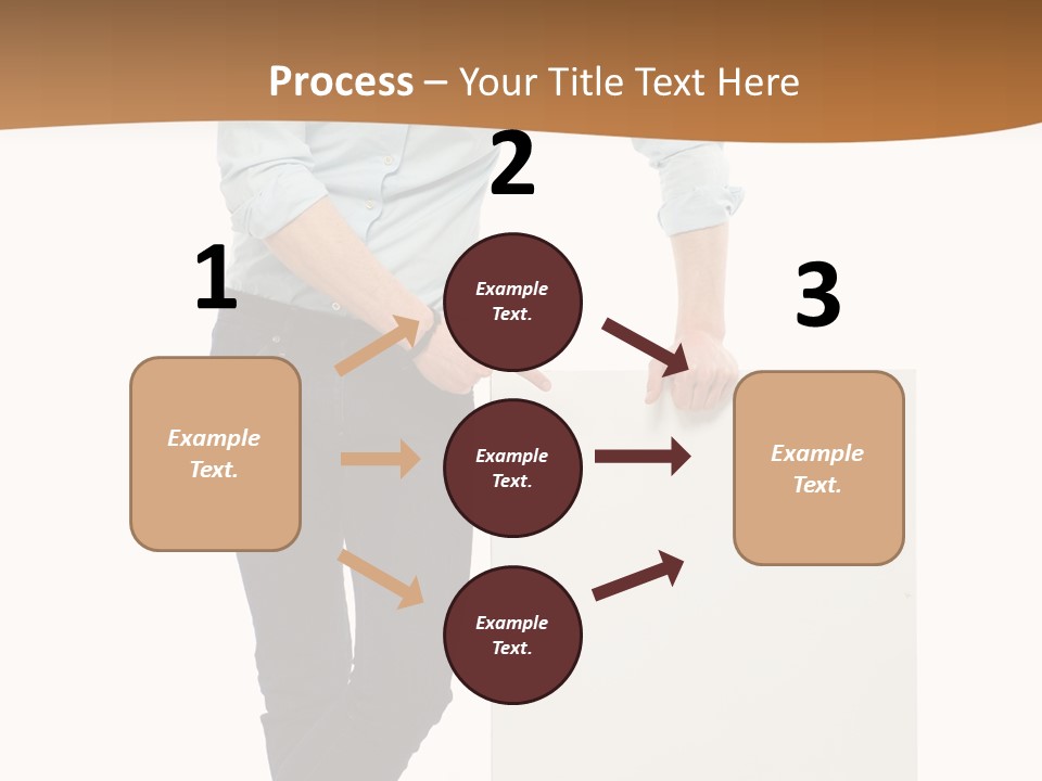 Handsome Placard Positive PowerPoint Template