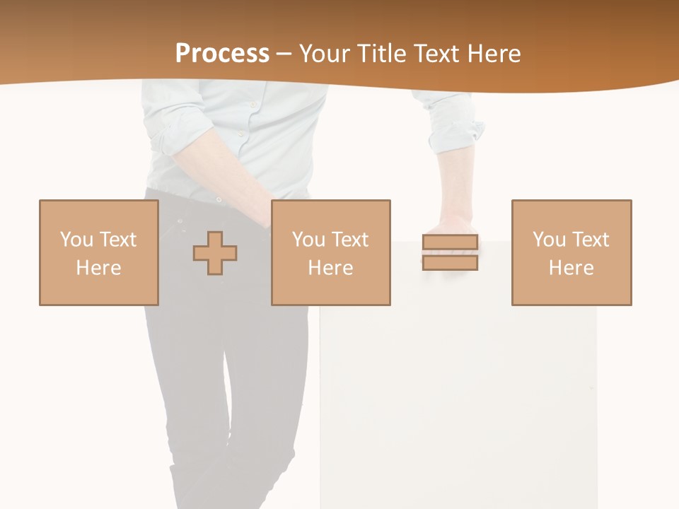 Handsome Placard Positive PowerPoint Template