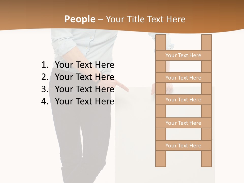 Handsome Placard Positive PowerPoint Template