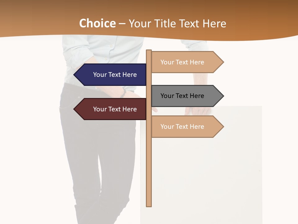 Handsome Placard Positive PowerPoint Template
