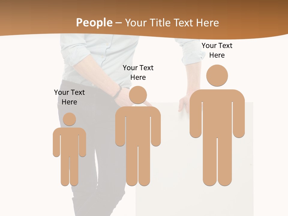 Handsome Placard Positive PowerPoint Template