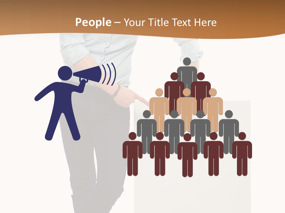 Handsome Placard Positive PowerPoint Template