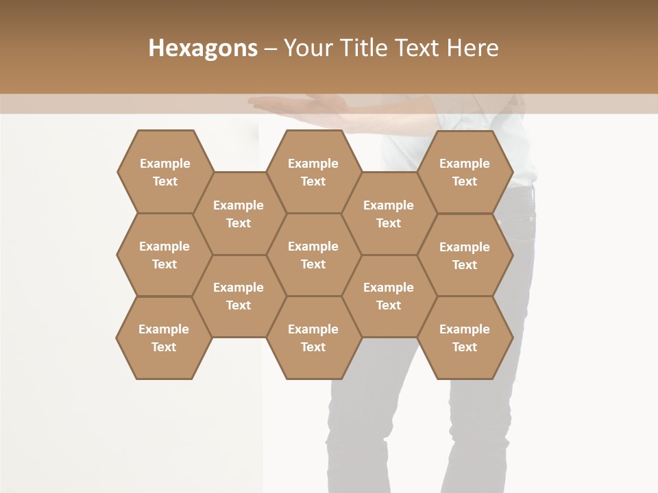 Happy Standing Executive PowerPoint Template