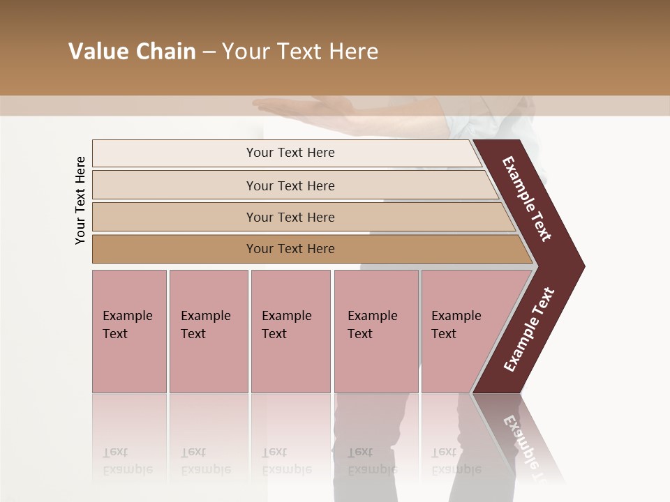 Happy Standing Executive PowerPoint Template