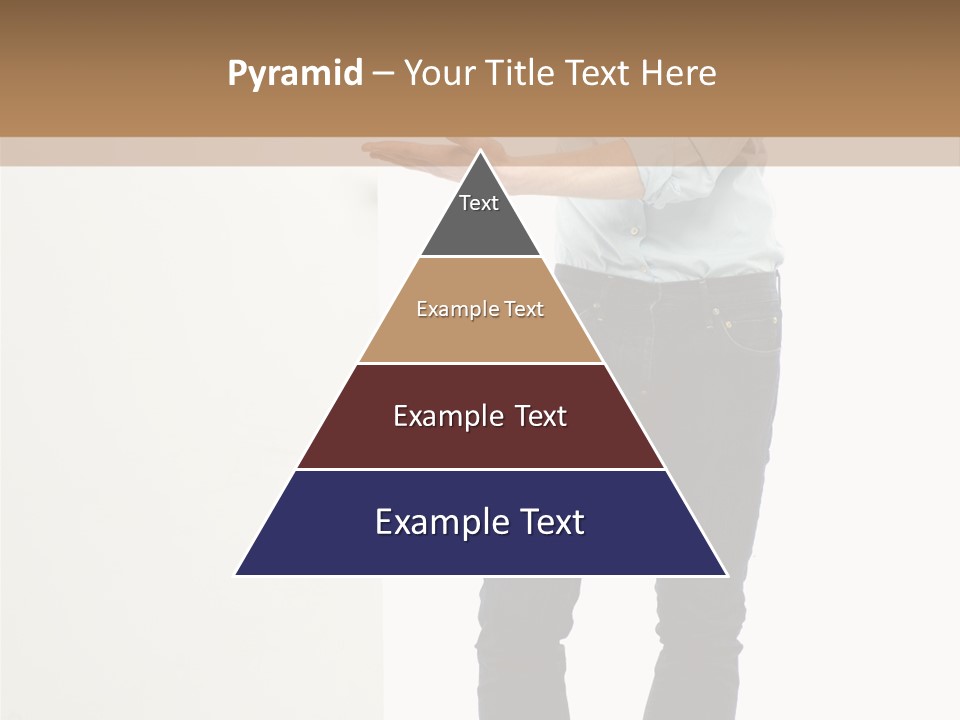 Happy Standing Executive PowerPoint Template