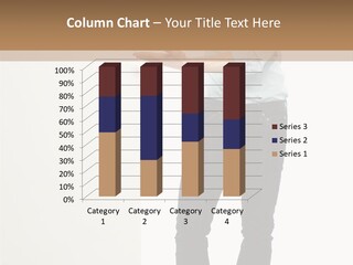 Happy Standing Executive PowerPoint Template