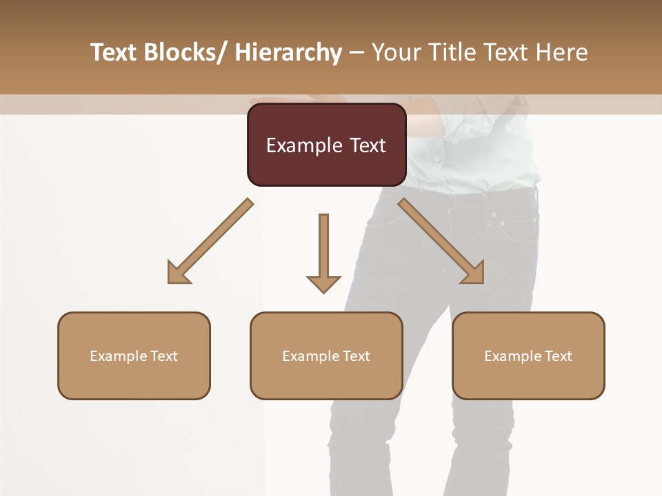 Happy Standing Executive PowerPoint Template