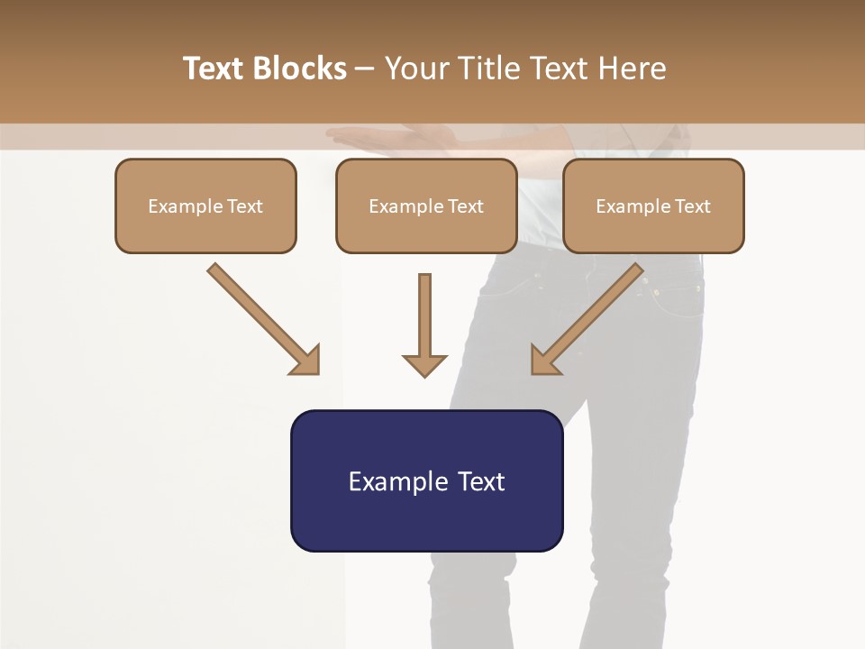 Happy Standing Executive PowerPoint Template