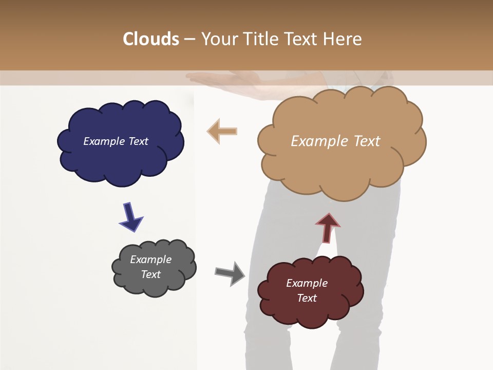 Happy Standing Executive PowerPoint Template