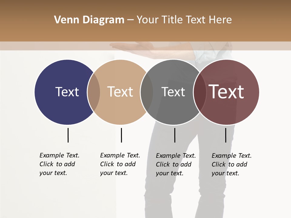 Happy Standing Executive PowerPoint Template