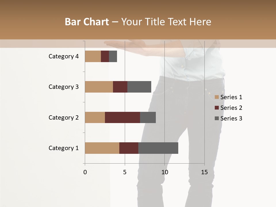 Happy Standing Executive PowerPoint Template