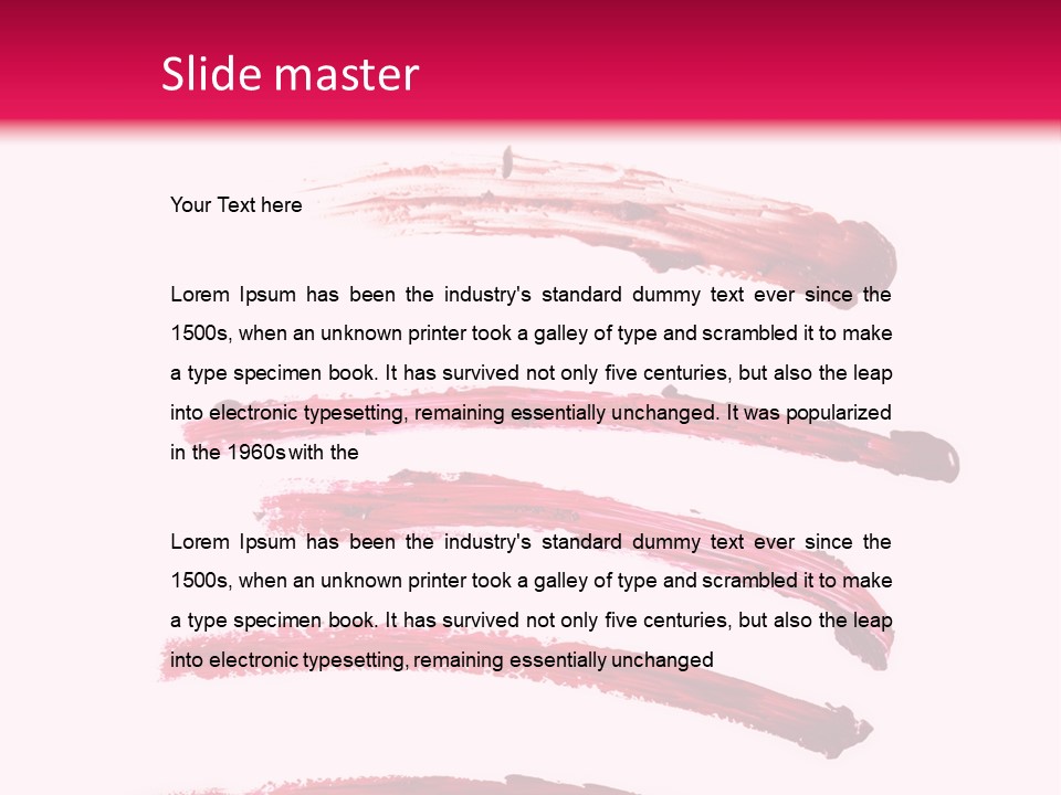 Backdrop Oil Blood PowerPoint Template