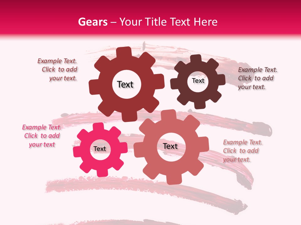 Backdrop Oil Blood PowerPoint Template