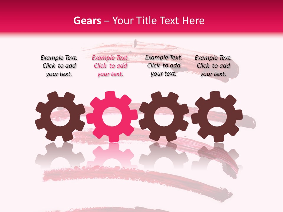 Backdrop Oil Blood PowerPoint Template