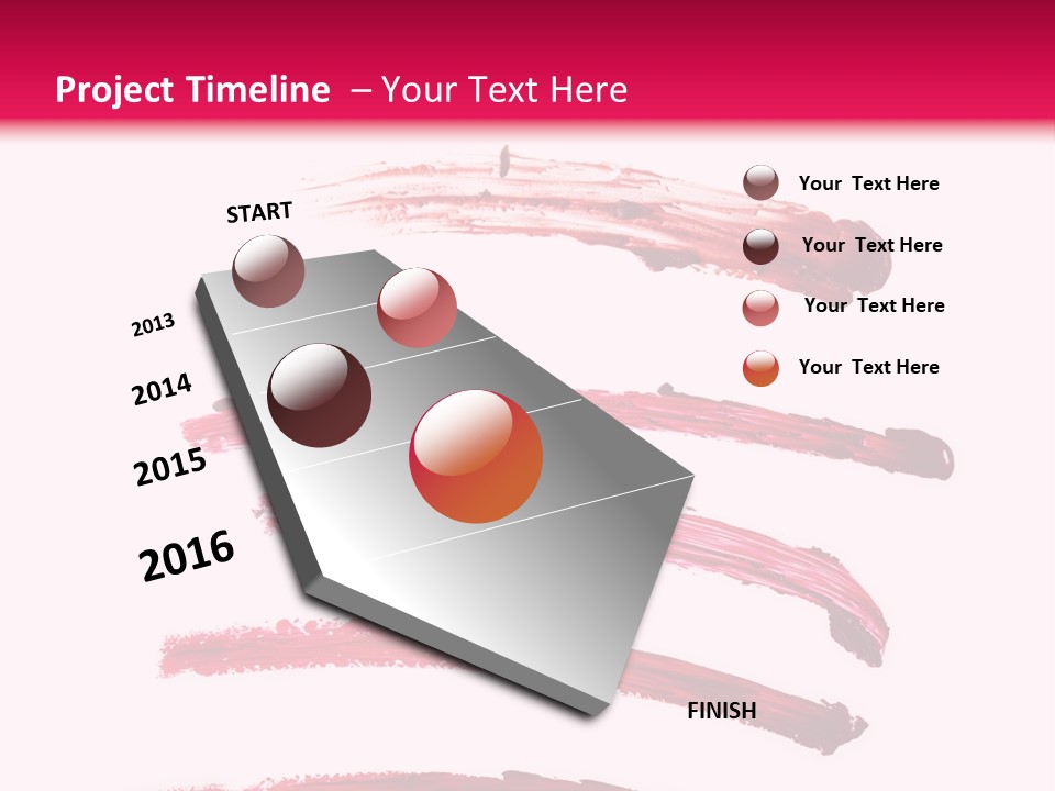 Backdrop Oil Blood PowerPoint Template