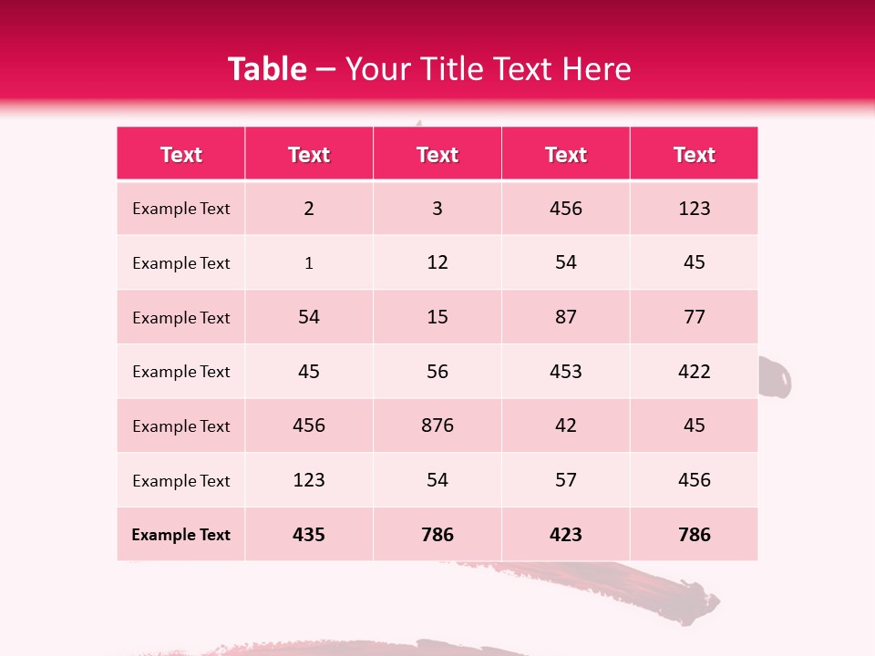 Backdrop Oil Blood PowerPoint Template