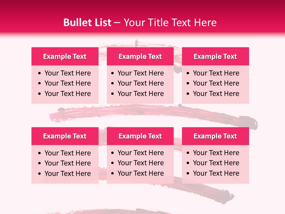 Backdrop Oil Blood PowerPoint Template