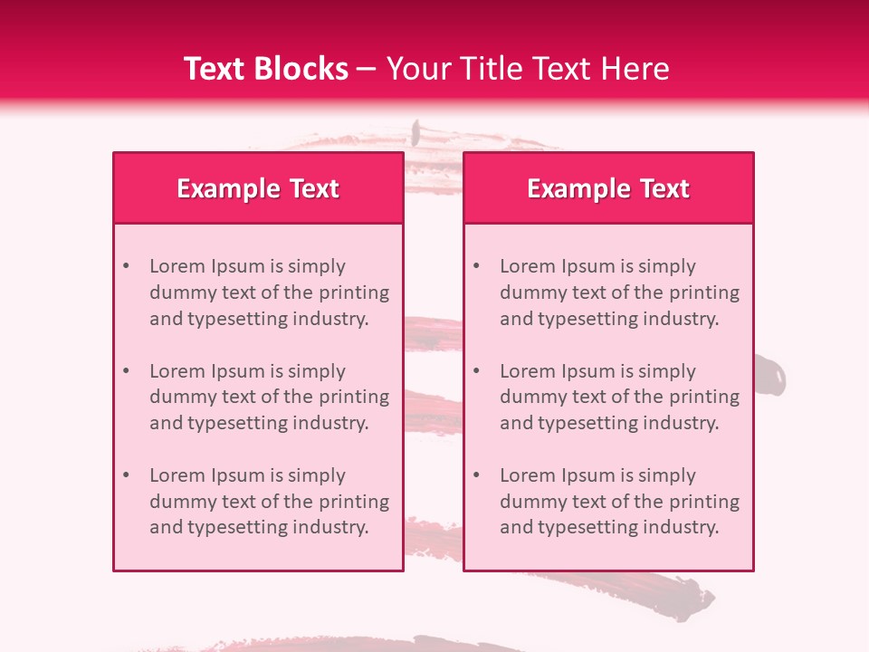 Backdrop Oil Blood PowerPoint Template