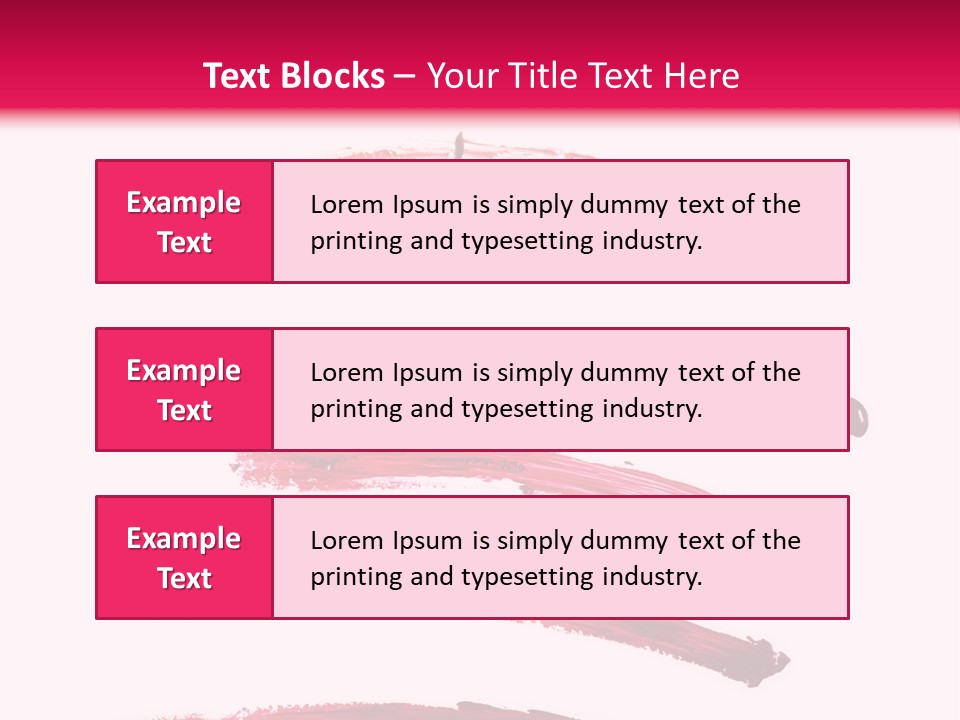 Backdrop Oil Blood PowerPoint Template