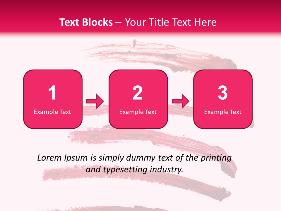 Backdrop Oil Blood PowerPoint Template