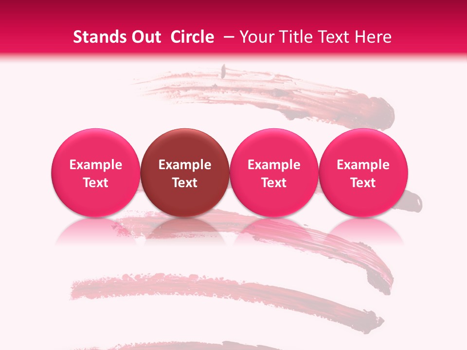 Backdrop Oil Blood PowerPoint Template
