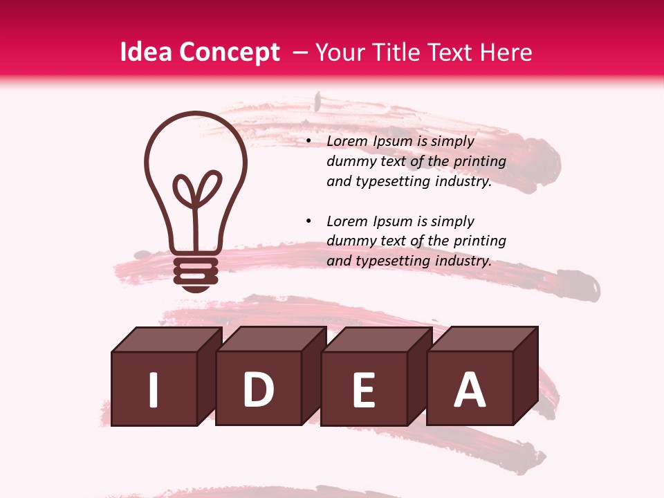 Backdrop Oil Blood PowerPoint Template