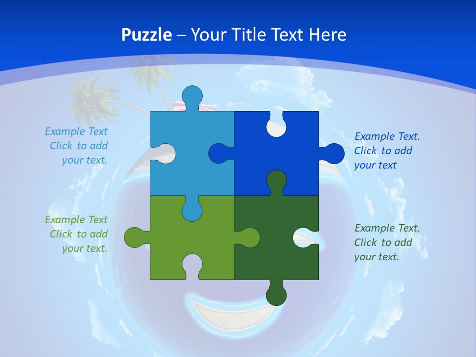 White Shore Resort PowerPoint Template