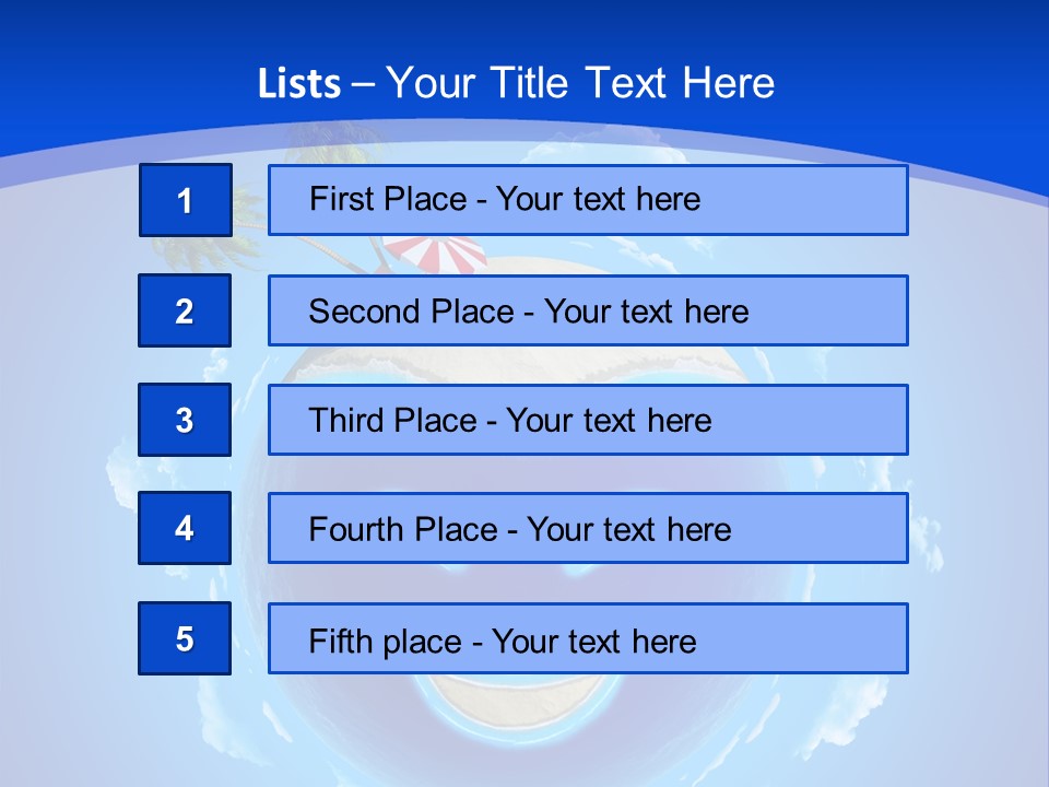White Shore Resort PowerPoint Template
