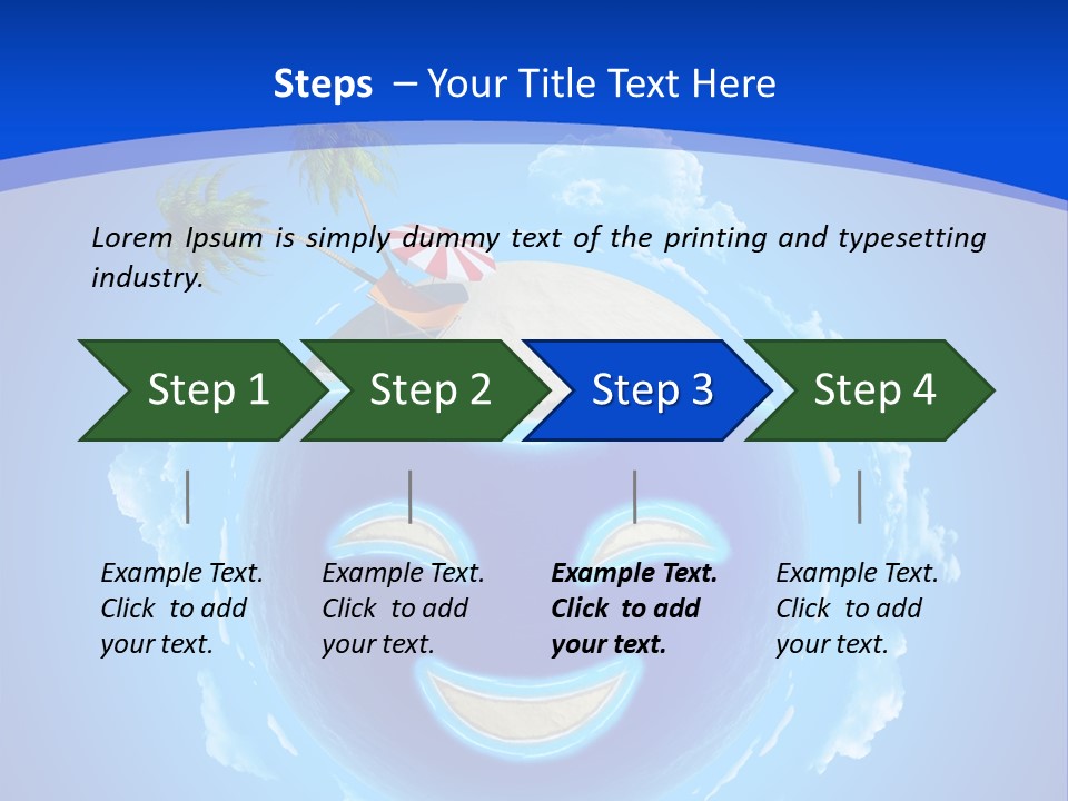 White Shore Resort PowerPoint Template