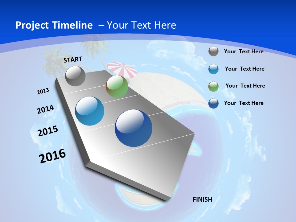 White Shore Resort PowerPoint Template