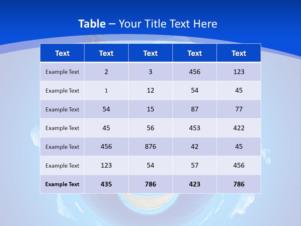 White Shore Resort PowerPoint Template