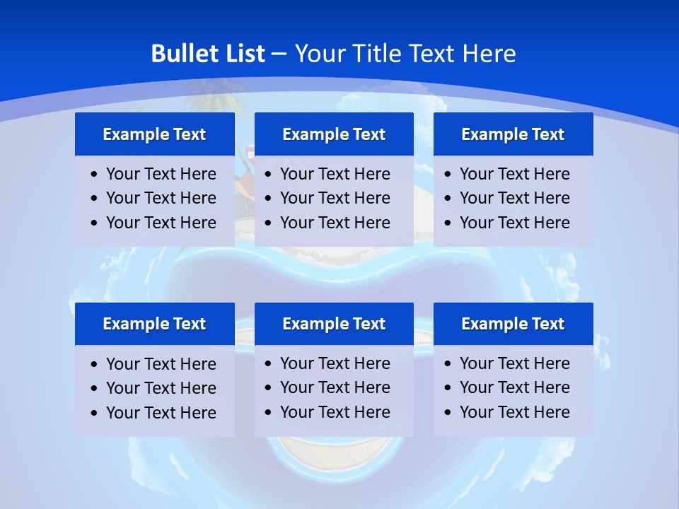 White Shore Resort PowerPoint Template