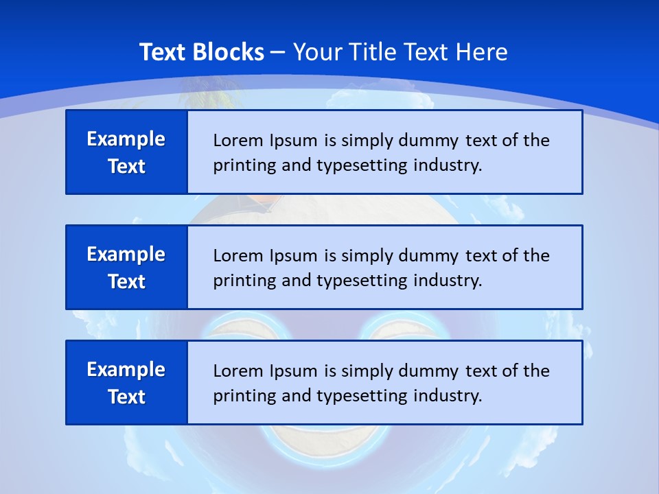 White Shore Resort PowerPoint Template