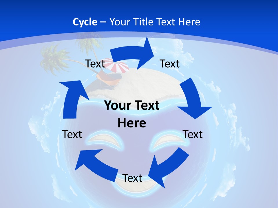 White Shore Resort PowerPoint Template