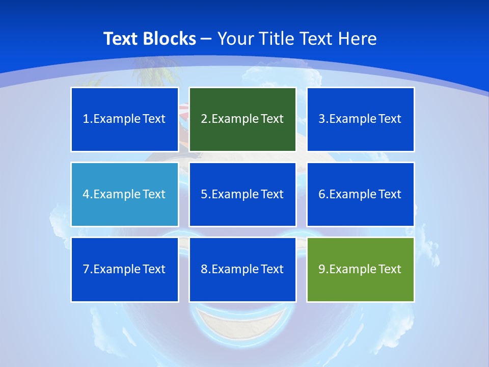 White Shore Resort PowerPoint Template