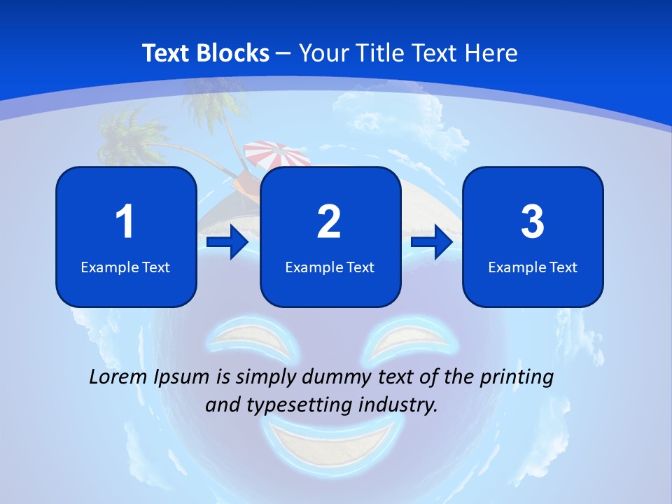 White Shore Resort PowerPoint Template